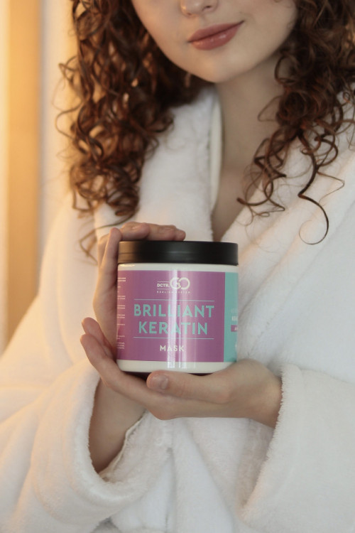 Kератиновая маска для любого типа волос 250 мл. Keratin SPA hair repair в Новокузецке