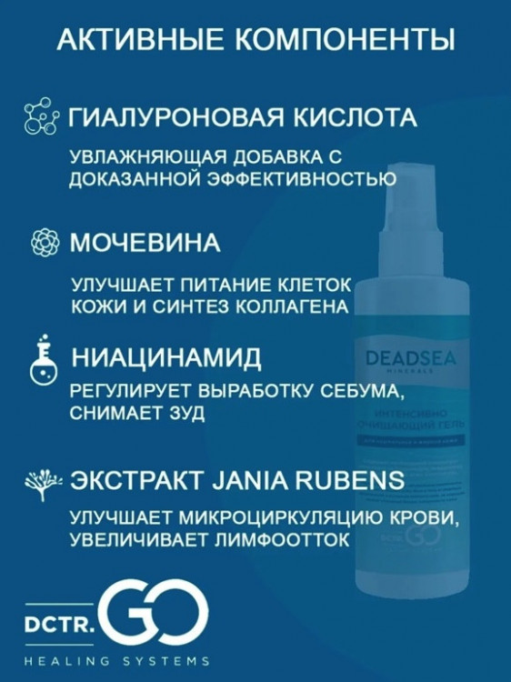 Dctr.Go Очищающий гель для умывания лица с церамидами  250 мл в Новокузецке