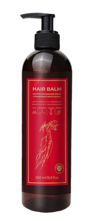 Бальзам для волос с корейским женьшенем и золотом 500 мл в Новокузецке