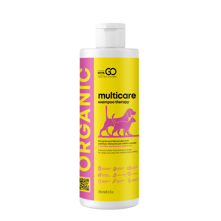 Dctr.Go Шампунь-бальзам для животных  Sнampoo Therapy "Мультиуход" 250 ml в Новокузецке